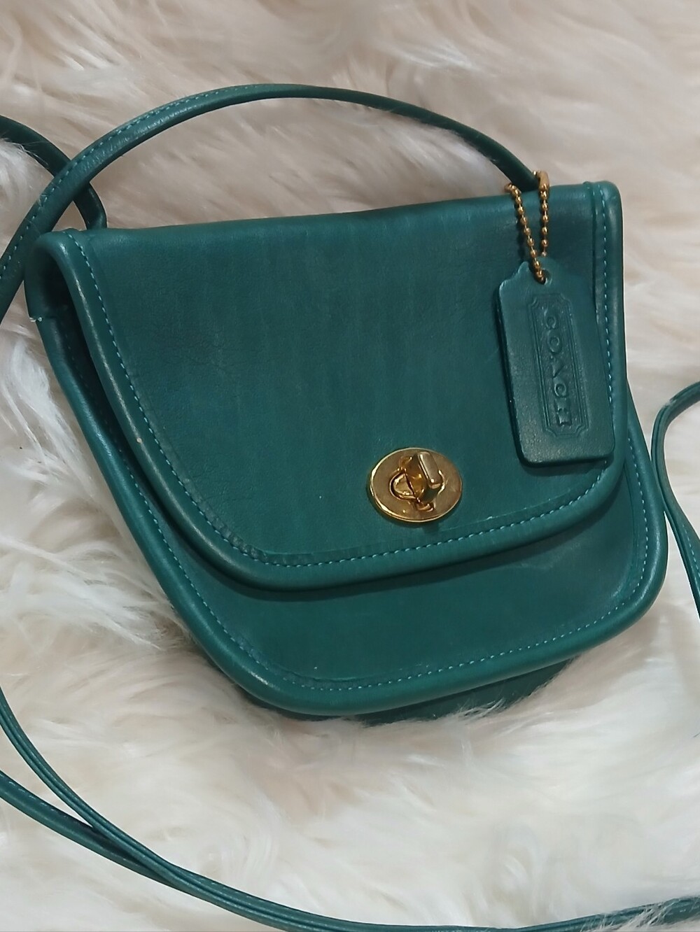 Vintage Coach Everett Green Leather